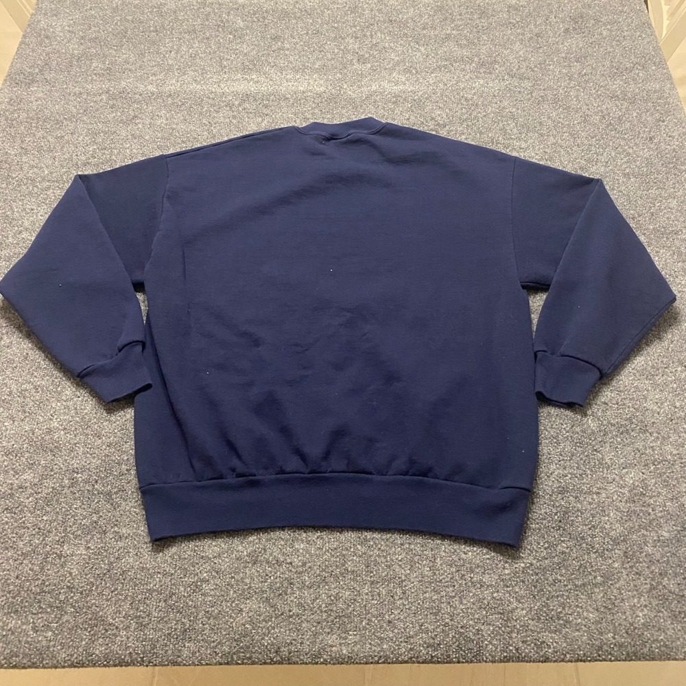 Vintage 90s JERZEES NUBLEND Crew Neck Pullover Sweatshirt Mens XL Made in USA - Picture 4 of 7